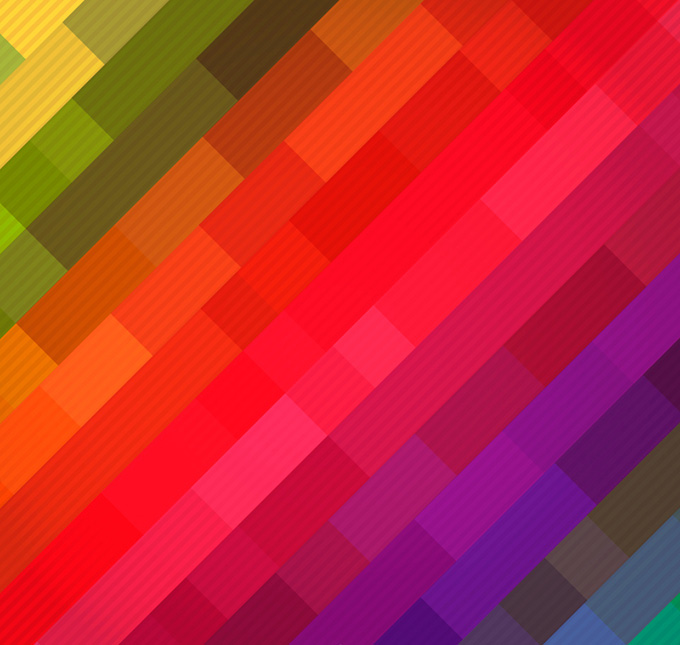 彩虹色方格背景矢量素材