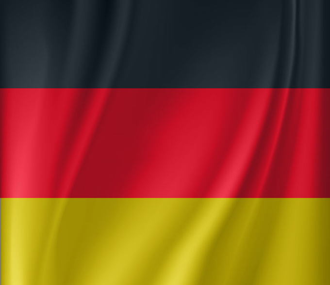 德国国旗设计矢量素材