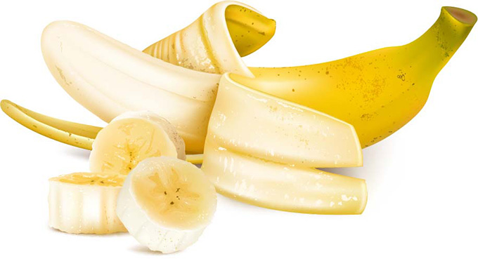 美味的香蕉矢量素材