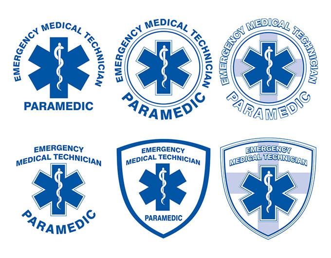 救护车标志设计矢量素材