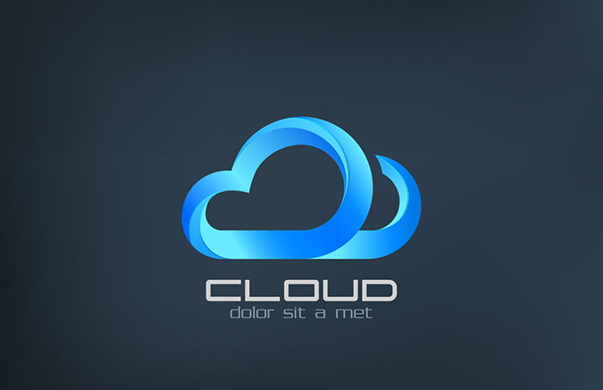 云服务logo设计矢量素材