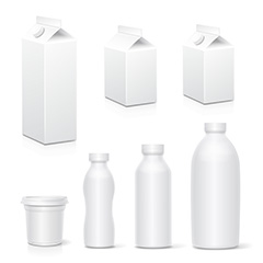 多款牛奶饮料包装设计矢量素材