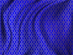 蓝色花纹布料褶皱材质背景矢量素材