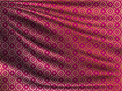 红金色花纹布料褶皱纹理背景矢量素材