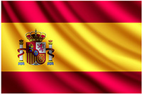精美西班牙国旗矢量素材
