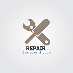 修理工具logo矢量素材