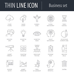 商业商务icon图标矢量素材