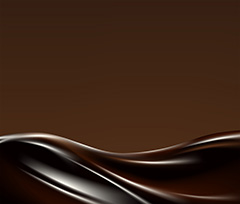 质感巧克力水纹元素矢量素材