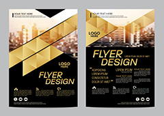 建筑设计行业宣传册封面设计矢量素材