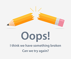 铅笔404网页损坏设计矢量素材