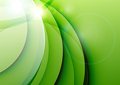 绿色圆环堆叠样式背景矢量素材