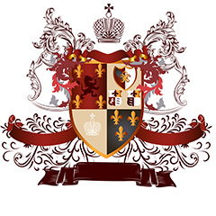 欧式皇室造型徽章矢量图片