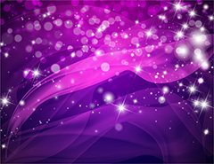 紫色飞舞线条光斑背景高清图片