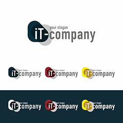 IT公司logo矢量素材