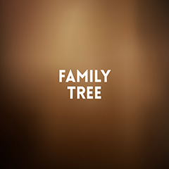 家庭树褐色模糊背景矢量素材