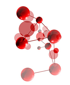 漂亮的立体分子结构矢量素材（二）