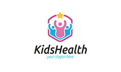 儿童健康机构logo矢量素材