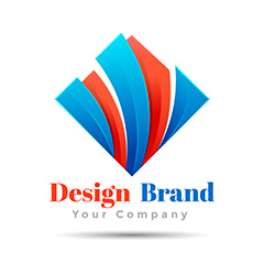 创意菱形logo矢量素材