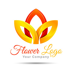 花朵logo矢量素材
