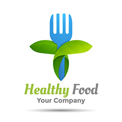 健康食品logo矢量素材