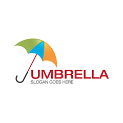 雨伞logo矢量素材