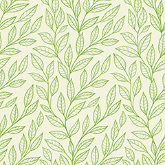 绿色纸条柳条树叶花纹底纹矢量素材