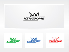 四款彩色皇冠logo矢量素材