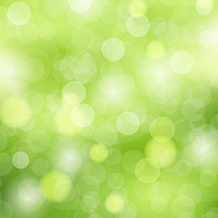 清新绿色背景上的白色光斑光效矢量素材