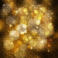 金色光斑粒子闪耀光效背景矢量素材