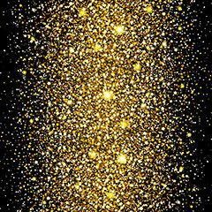 金色亮片闪耀粒子背景矢量素材二