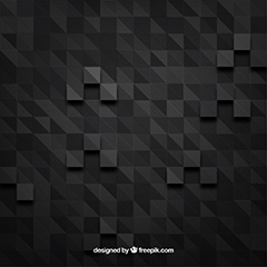 黑色创意多面几何背景矢量素材