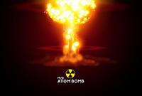 原子核武器爆炸矢量素材