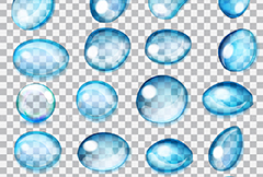 透明水滴雨滴设计矢量素材