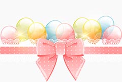 时尚彩色气球节日庆典矢量素材