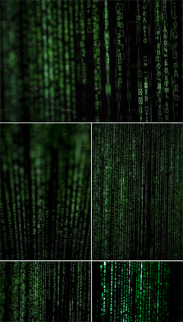 5张黑客帝国特效背景高清图片