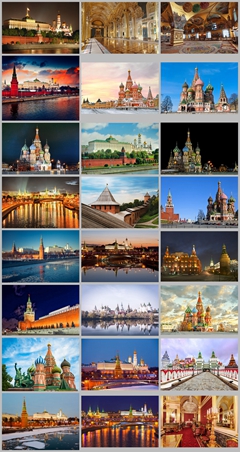 25张俄罗斯标志性建筑克里姆林宫高清图片下载