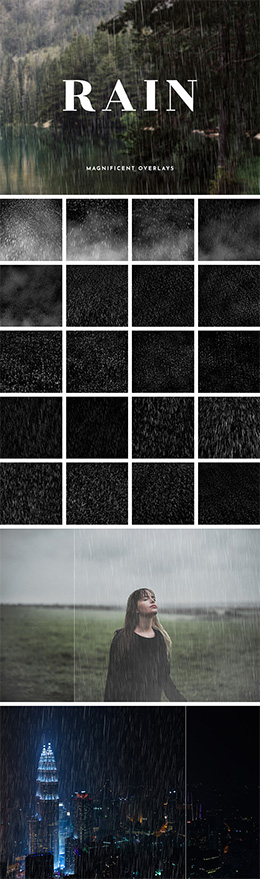 下雨效果照片滤镜背景高清图片