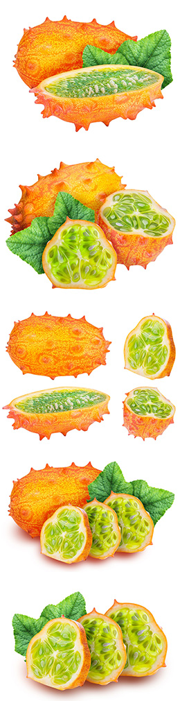 5张新西兰魔性水果刺角瓜高清图片