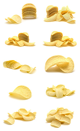 10张美味薯片特写高清图片
