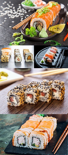 美味日本寿司高清图片