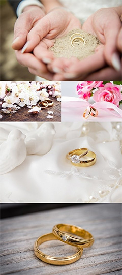 5张婚礼戒指主题高清图片