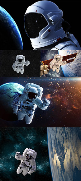 5张在太空遨游的宇航员高清图片