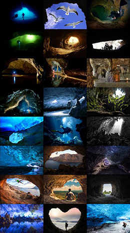 15张神秘溶洞洞穴探险的人物高清图片