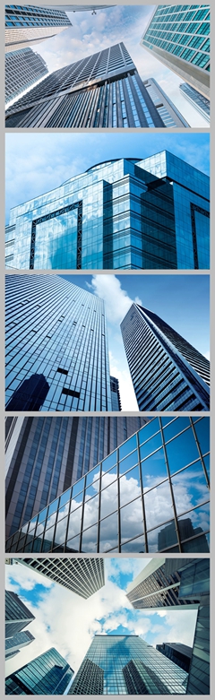 5张现代城市高楼大厦林立高清图片下载