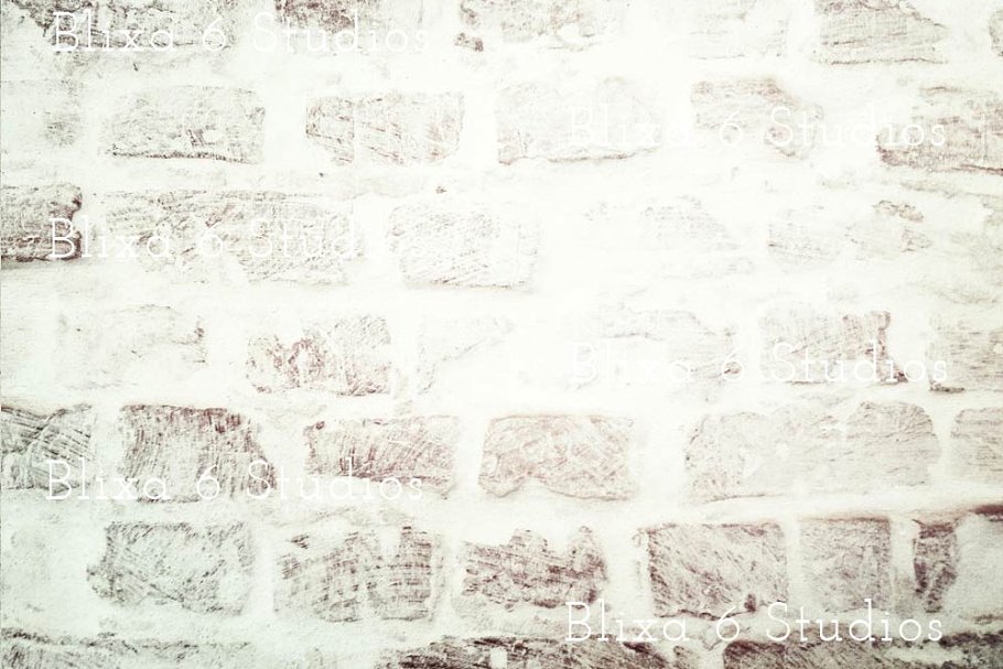 粉刷砖墙背景 Whitewashed Brick Wall Backgrounds插图(1)