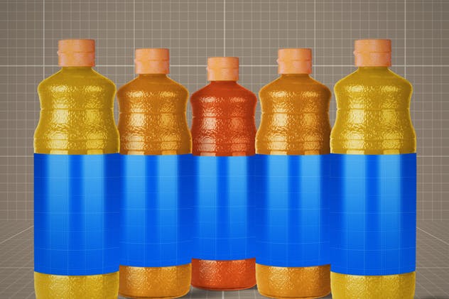 果汁饮料瓶外观包装样机v4 Juice Bottle V.4插图(6)