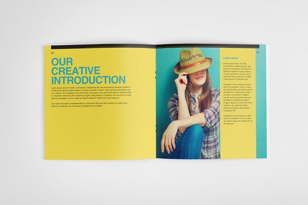 多彩品牌手册画册设计模板 The Colorful – Brand Book Template插图(3)