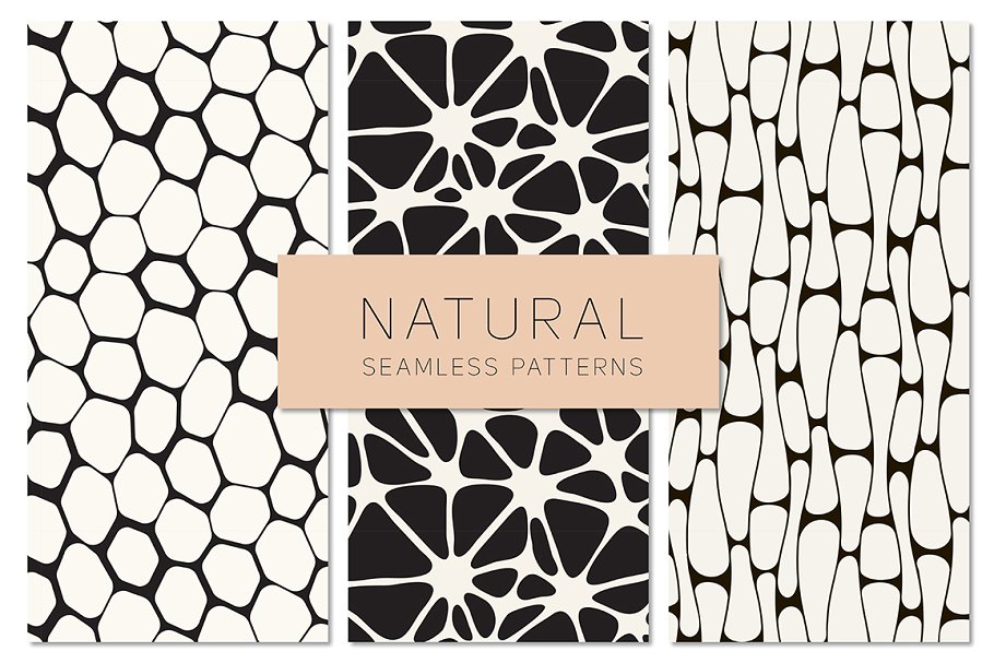 自然规则图案无缝纹理 Natural Seamless Patterns Set 2插图