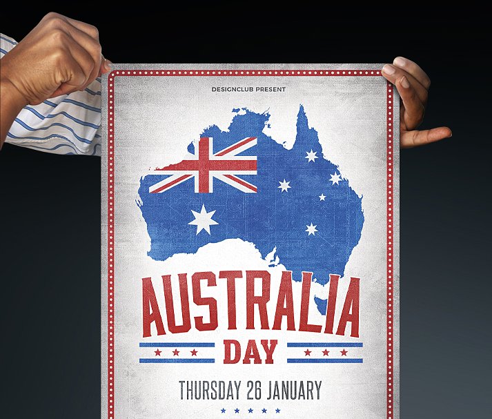 澳大利亚纪念日活动海报传单模板 Australia day Flyer插图(2)
