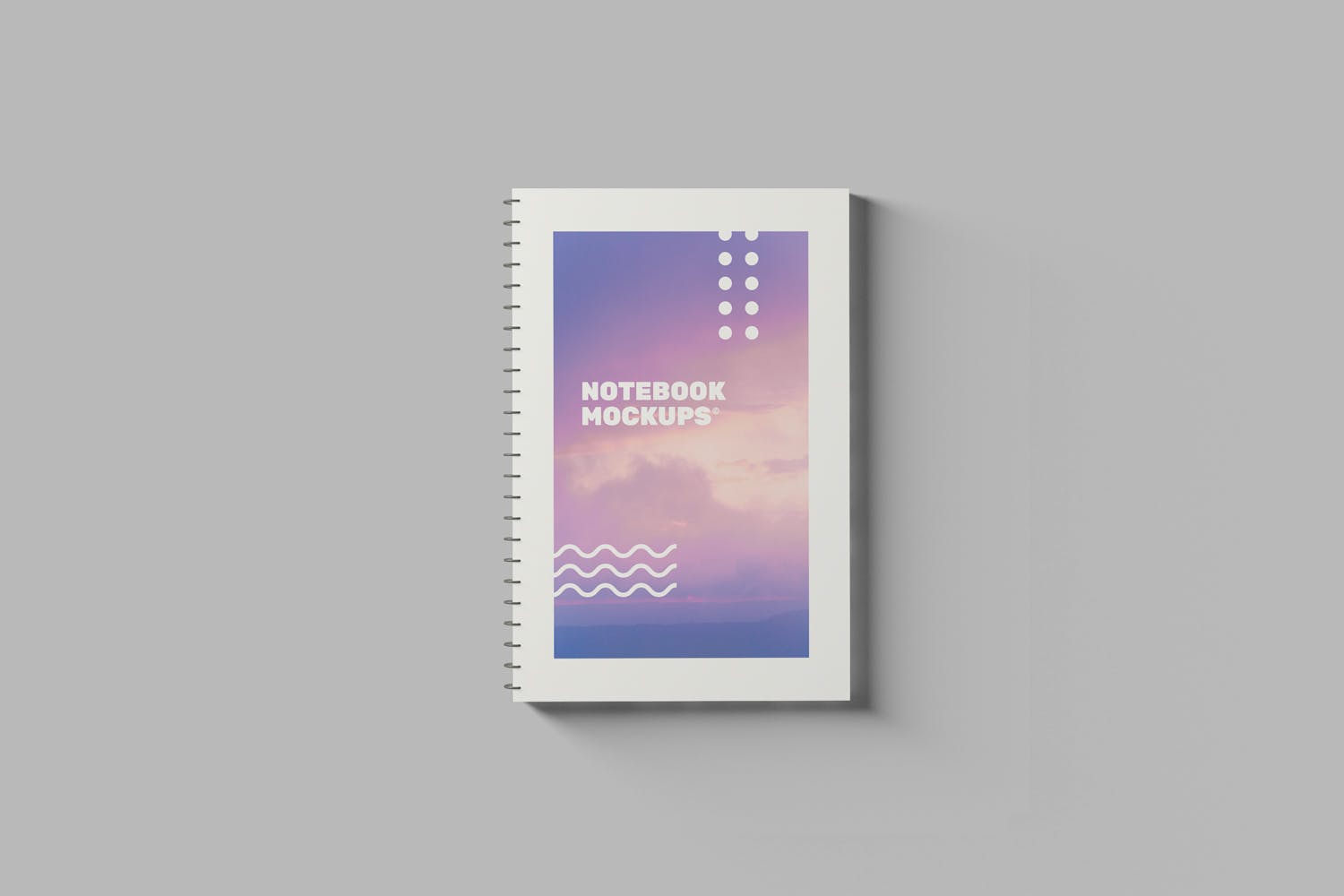 活页记事本封面设计效果图样机 Notebook Mockups插图(1)
